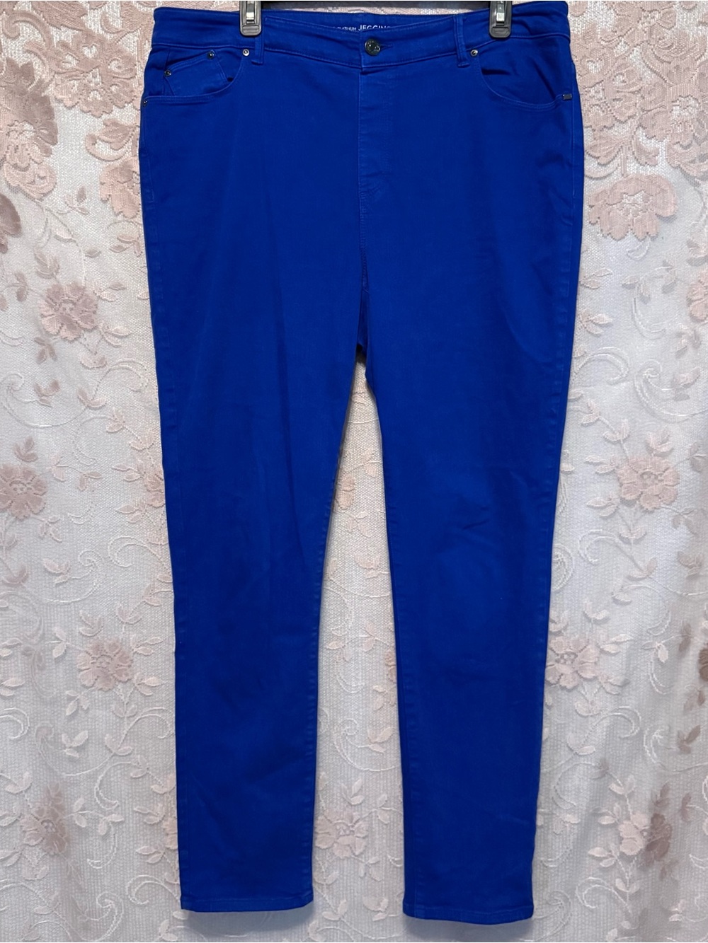 Chico's Platinum Jegging Jeans w/Stretch Button Size 2.5 (14) Blue
